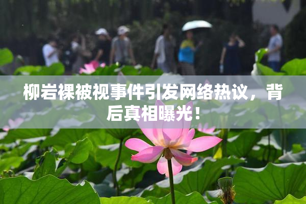 柳岩裸被视事件引发网络热议，背后真相曝光！