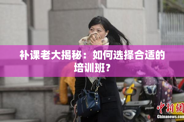 补课老大揭秘：如何选择合适的培训班？