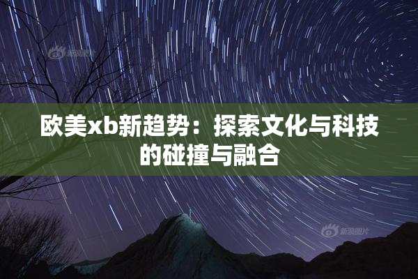 欧美xb新趋势：探索文化与科技的碰撞与融合