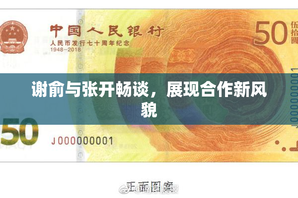 谢俞与张开畅谈，展现合作新风貌