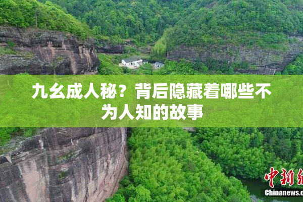 九幺成人秘？背后隐藏着哪些不为人知的故事