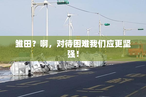 雏田？啊，对待困难我们应更坚强！
