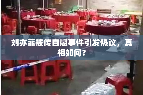 刘亦菲被传自慰事件引发热议，真相如何？