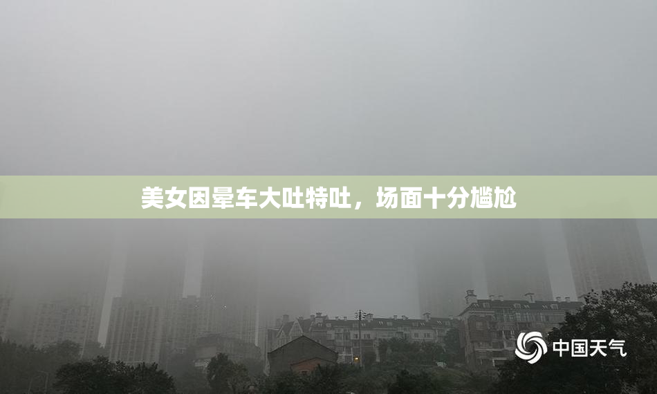 美女因晕车大吐特吐，场面十分尴尬
