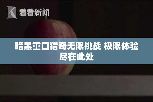 暗黑重口猎奇无限挑战 极限体验尽在此处