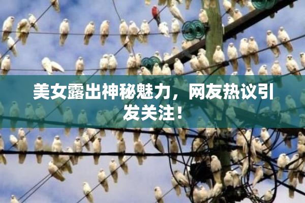 美女露出神秘魅力，网友热议引发关注！