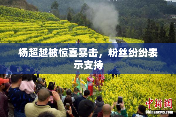 杨超越被惊喜暴击，粉丝纷纷表示支持