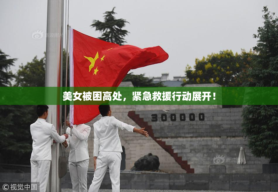 美女被困高处，紧急救援行动展开！