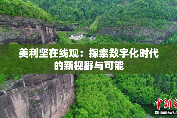 美利坚在线观：探索数字化时代的新视野与可能