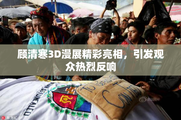 顾清寒3D漫展精彩亮相，引发观众热烈反响