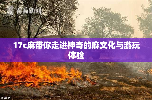 17c麻带你走进神奇的麻文化与游玩体验
