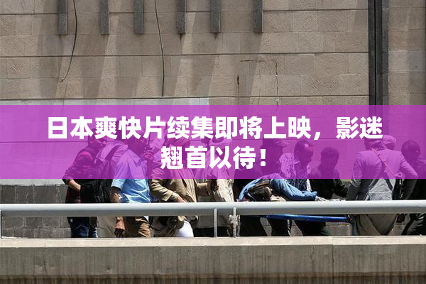 日本爽快片续集即将上映，影迷翘首以待！