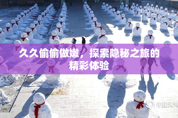 久久偷偷做嫩，探索隐秘之旅的精彩体验