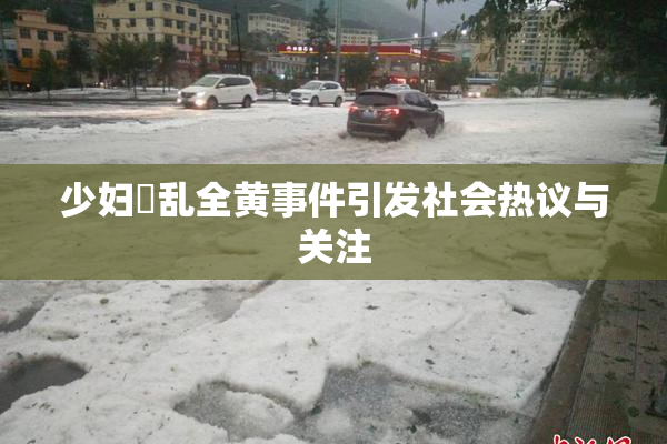 少妇婬乱全黄事件引发社会热议与关注