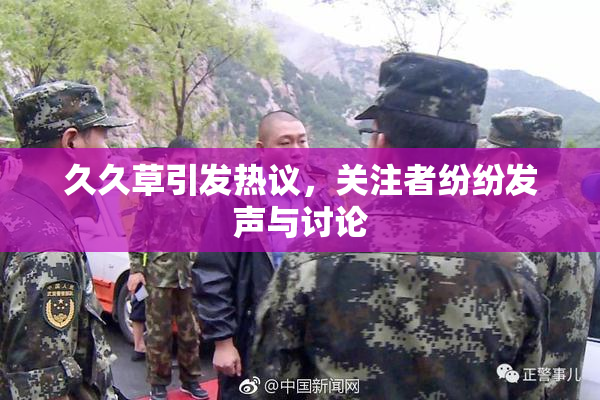 久久草引发热议，关注者纷纷发声与讨论