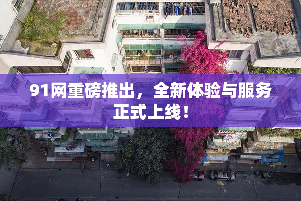 91网重磅推出，全新体验与服务正式上线！