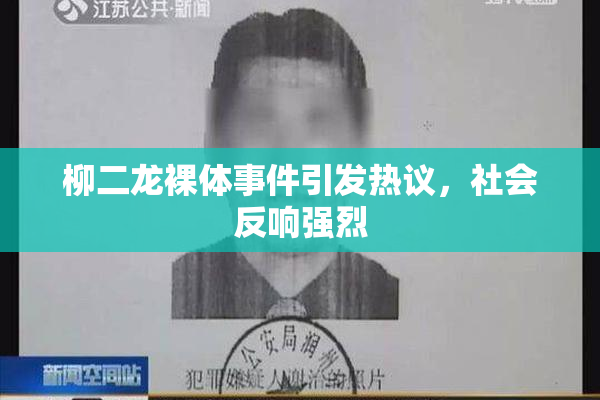 柳二龙裸体事件引发热议，社会反响强烈