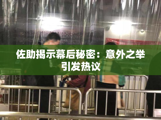 佐助揭示幕后秘密：意外之举引发热议