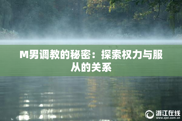 M男调教的秘密：探索权力与服从的关系