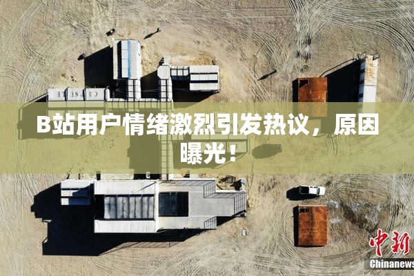 B站用户情绪激烈引发热议，原因曝光！