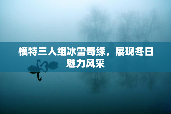 模特三人组冰雪奇缘，展现冬日魅力风采