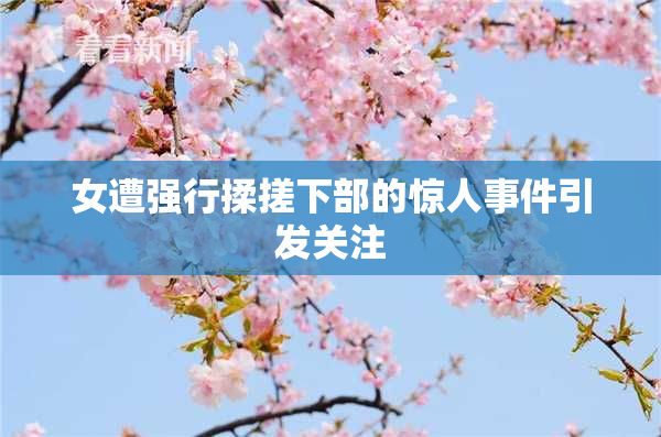 女遭强行揉搓下部的惊人事件引发关注