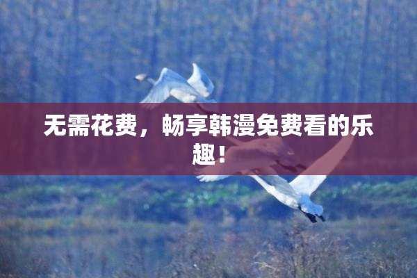 无需花费，畅享韩漫免费看的乐趣！