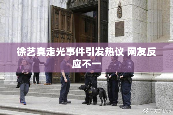 徐艺真走光事件引发热议 网友反应不一