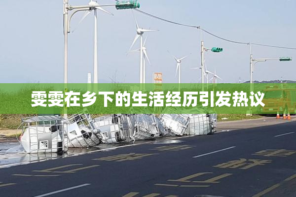 雯雯在乡下的生活经历引发热议