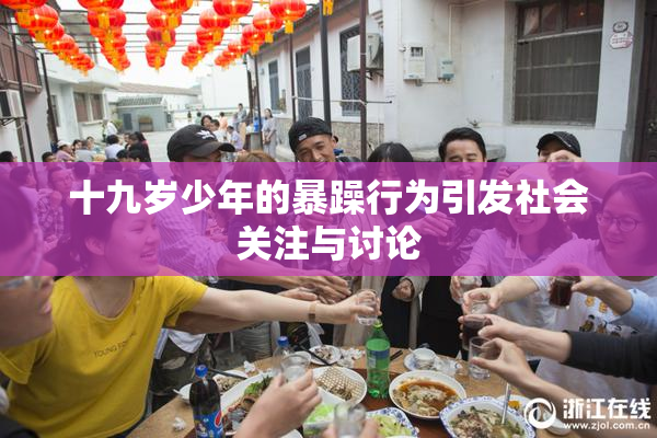 十九岁少年的暴躁行为引发社会关注与讨论