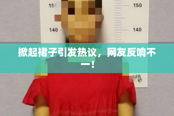 掀起裙子引发热议，网友反响不一！