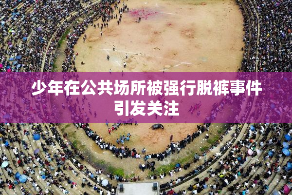 少年在公共场所被强行脱裤事件引发关注