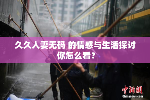 久久人妻无码 的情感与生活探讨 你怎么看？