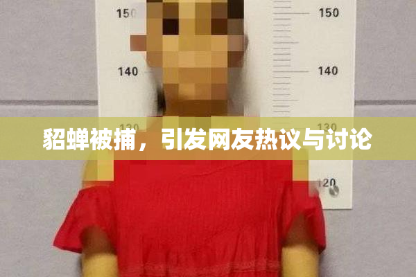 貂蝉被捕，引发网友热议与讨论