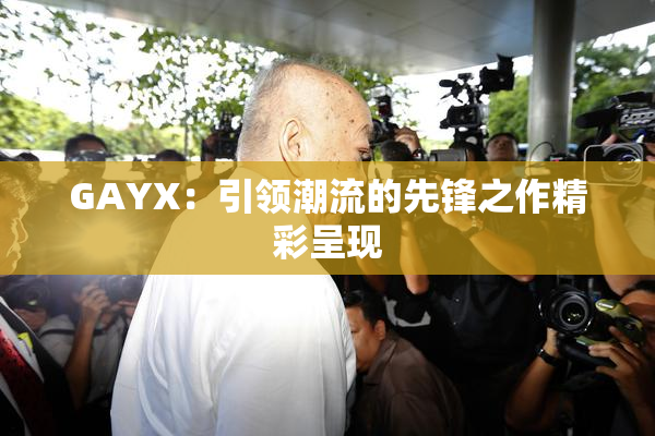 GAYX：引领潮流的先锋之作精彩呈现