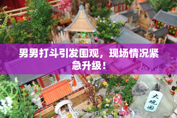 男男打斗引发围观，现场情况紧急升级！
