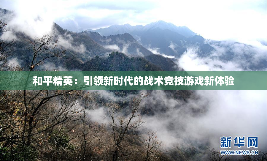 和平精英：引领新时代的战术竞技游戏新体验
