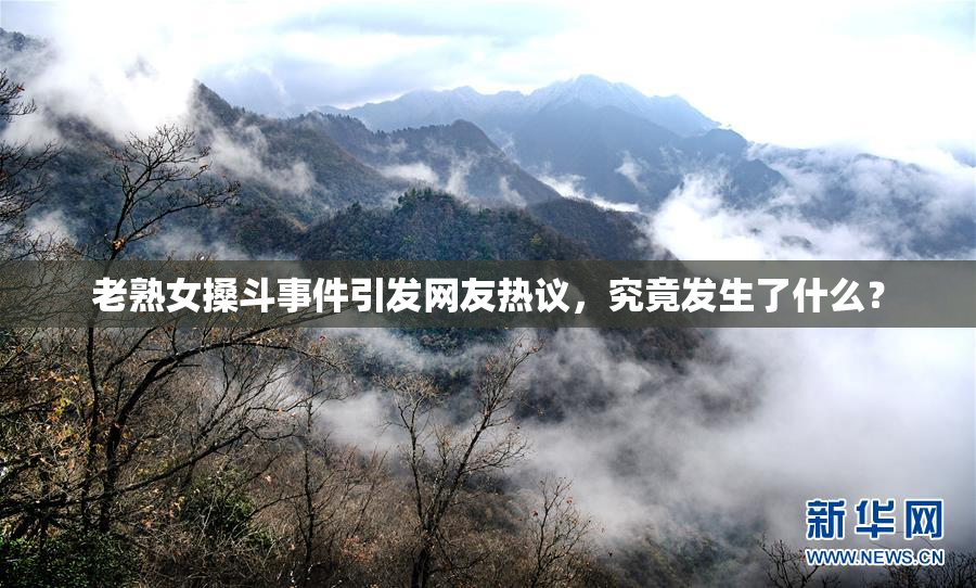 老熟女搡斗事件引发网友热议，究竟发生了什么？