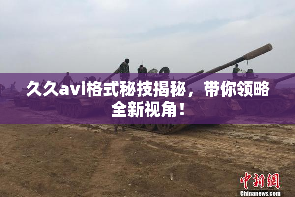 久久avi格式秘技揭秘，带你领略全新视角！