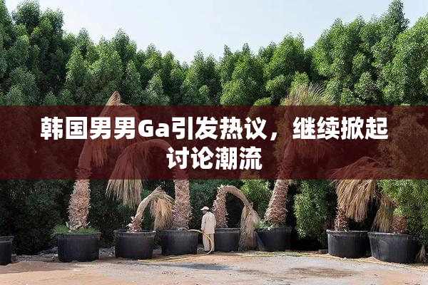 韩国男男Ga引发热议，继续掀起讨论潮流