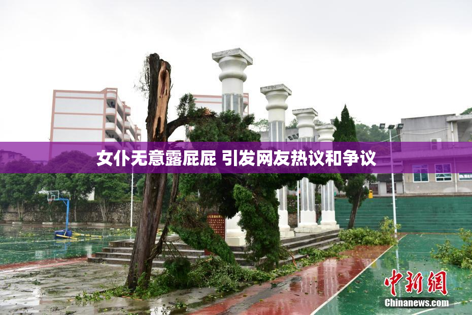 女仆无意露屁屁 引发网友热议和争议