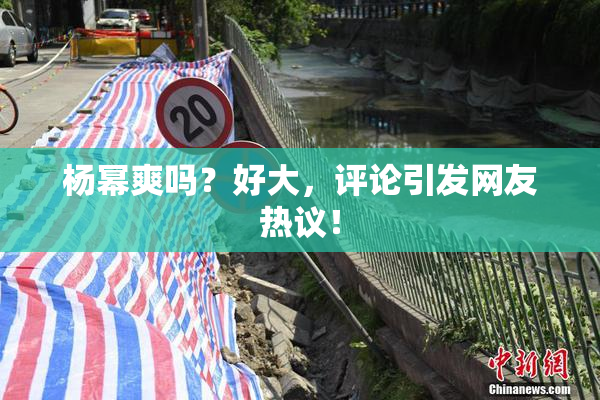 杨幂爽吗？好大，评论引发网友热议！
