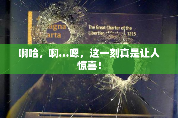 啊哈，啊…嗯，这一刻真是让人惊喜！