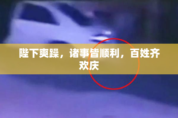 陛下爽躁，诸事皆顺利，百姓齐欢庆