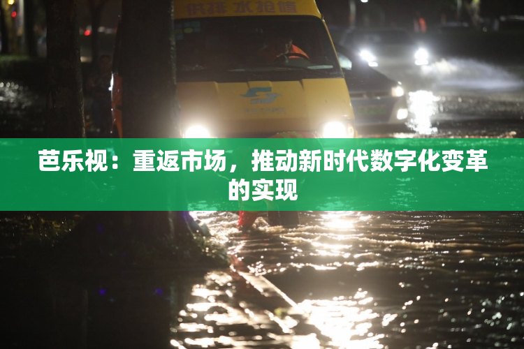 芭乐视：重返市场，推动新时代数字化变革的实现