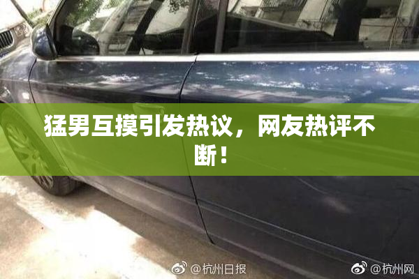 猛男互摸引发热议，网友热评不断！