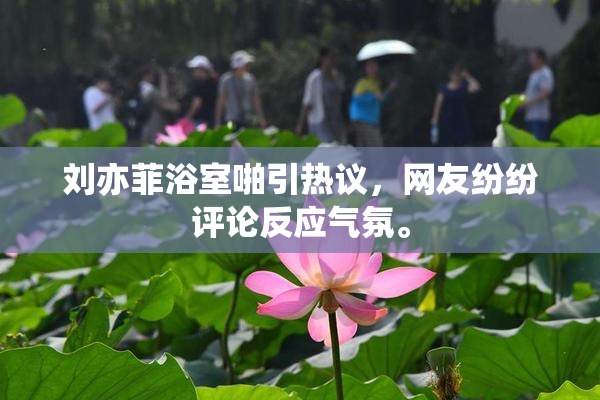 刘亦菲浴室啪引热议，网友纷纷评论反应气氛。
