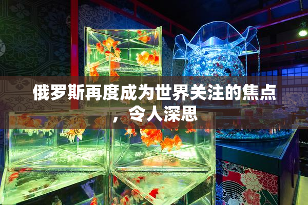 俄罗斯再度成为世界关注的焦点，令人深思