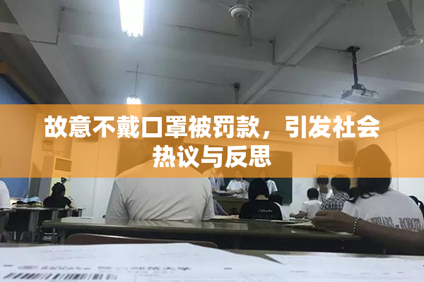 故意不戴口罩被罚款，引发社会热议与反思