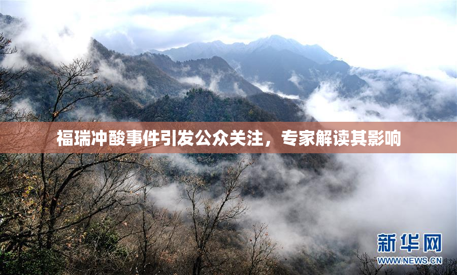 福瑞冲酸事件引发公众关注，专家解读其影响